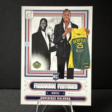 Panini 2025 Donruss WNBA Dominique Malonga RC Franchise Features #19 Storm