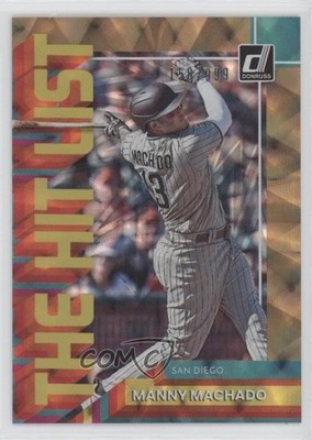 2022 Panini Donruss The Hit List 158/999 Manny Machado #THL-11 ut4