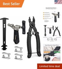 Bike Chain Tool, Bicycle Chain Tool with Master Link Plier Chain Breaker and ...