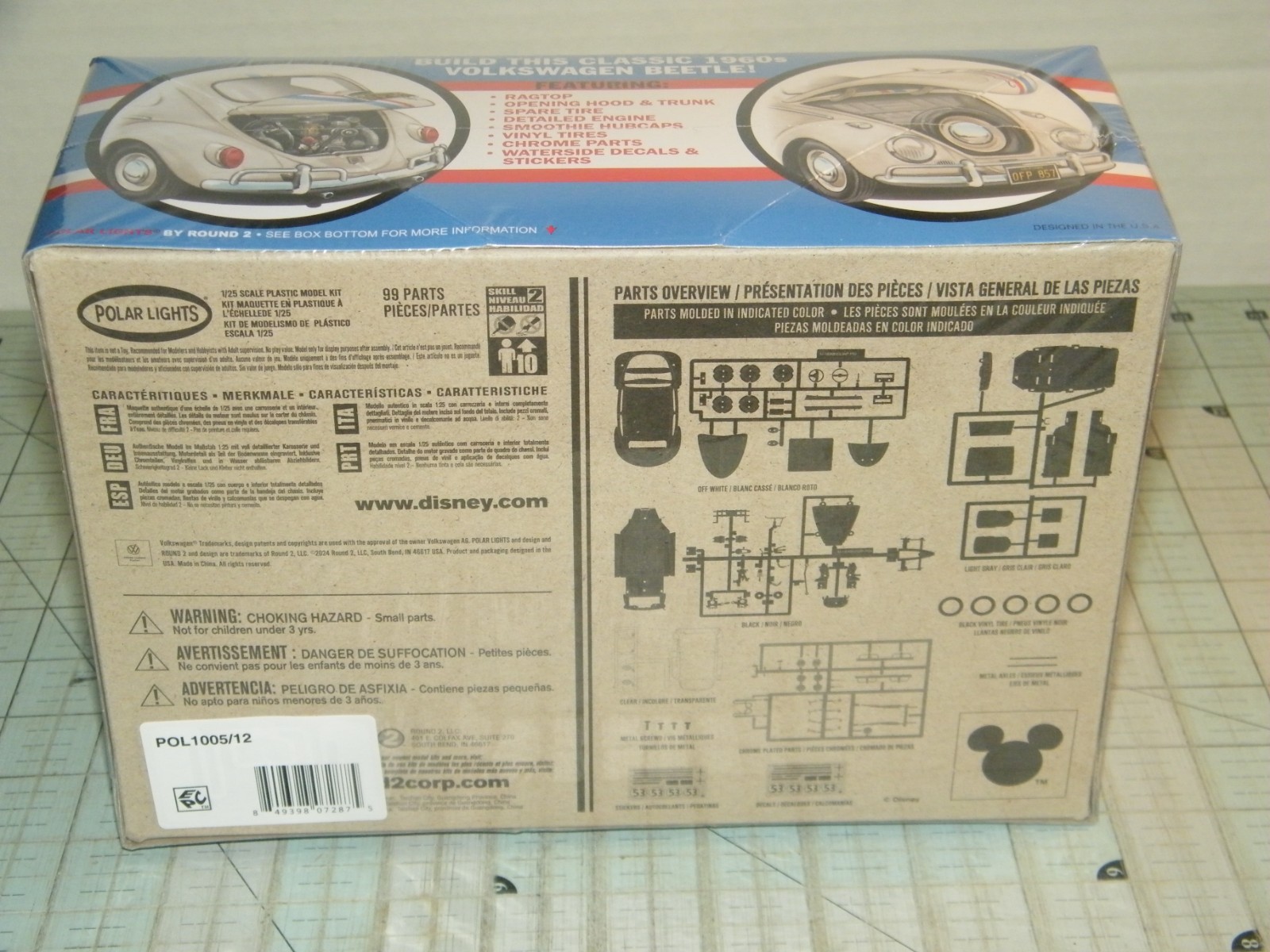 Modern Bug Light Polar Lights 1005 Herbie the Love Bug model kit | eBay