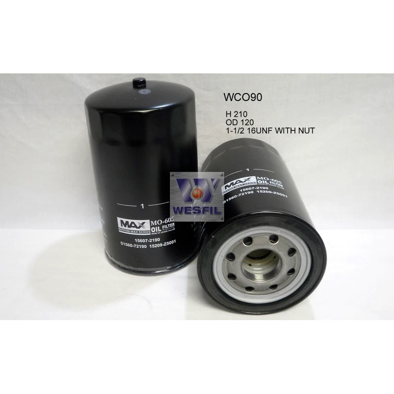 Nippon Max Engine Oil Filter WCO90NM Z779 suits Hino