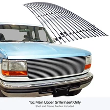 Fits 1992-1996 Ford Bronco/F-150/F-250/F-350 304 Stainless Steel Billet Grille