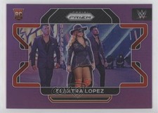 2022 Panini Prizm WWE Purple Prizm 41/149 Elektra Lopez #71 s3g