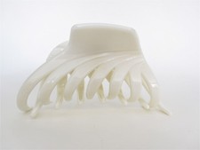 Blonde creme white hair claw clip for medium fine hair