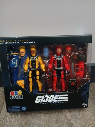 G.I. Joe Classified Series #169 GI JOE DIVER Vs COBRA DIVER 2pk Set ✅