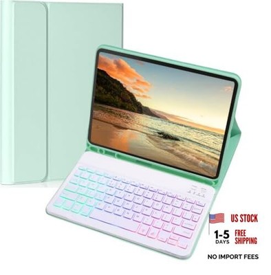 Keyboard Case for Galaxy Tab S10 Lite/ S10 FE/ S9 FE/S9/S8/S7, Slim 