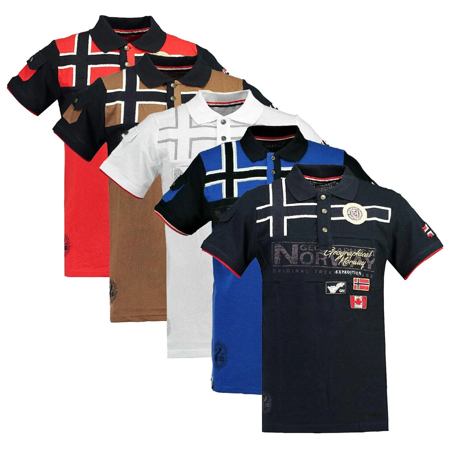 Polo GEOGRAPHICAL NORWAY jersey KARADOCK short sleeves T-shirt men