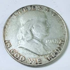 1948 US Franklin 90% Silver Half Dollar Circulated Coin #6494