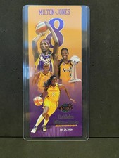 Los Angeles Sparks DeLisha Milton-Jones Commemorative Jersey Retirement Card