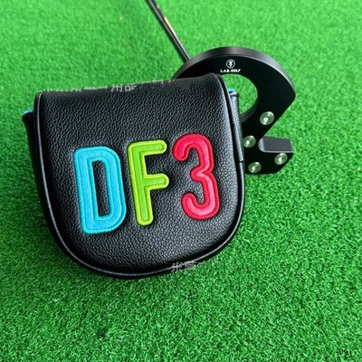 Golf Mallet Head Cover Club Protector Putter Cover Sleeve Schwarz Weiß