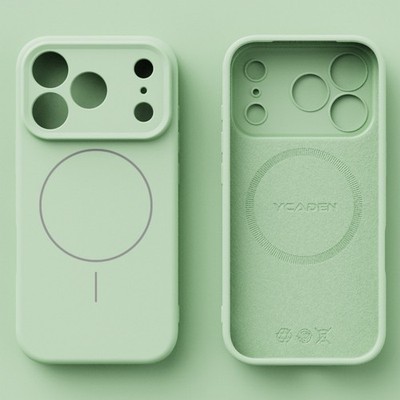 Magsafe-Hülle für iPhone 17 16 Pro Max 15 14 13 Handy Silikon Kamera Schutz Case