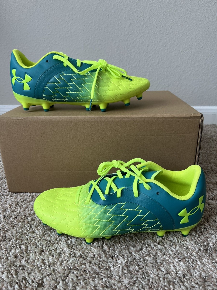 青森山田Under Armour 蛍光イエロー ハーフネックセット Under Armour Magnetico Select 2.0 Leather Soccer Cleats Size 8