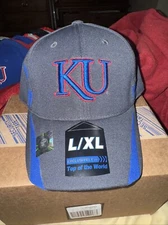 Kansas Jayhawks Endurance Pro Grey Hat