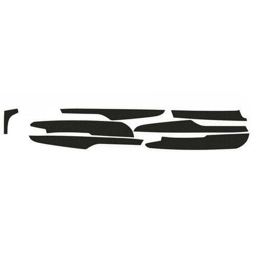 Car 5D Carbon Fiber Pattern Interior DIY Trim Decals For BMW X5 F15 2008-2018 - Picture 5 of 6