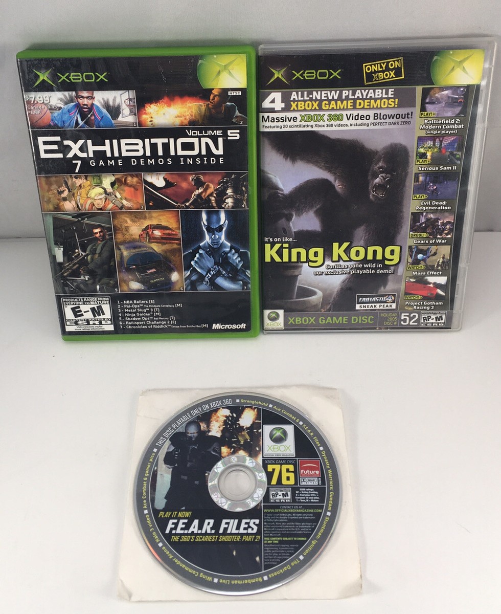 Official Xbox Magazine Demo Disc 5,76 & 52 Xbox 360 King Official Xbox Magazine Demo Disc 5,76 & 52 Xbox 360 King