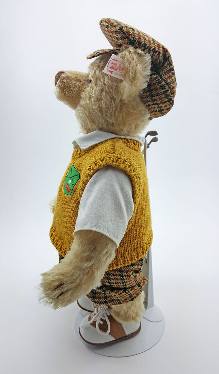 Steiff ゴルフプレイヤーテディベア Steiff Teddy Bear Golfer Limited Edition EAN. 670671, Mohair