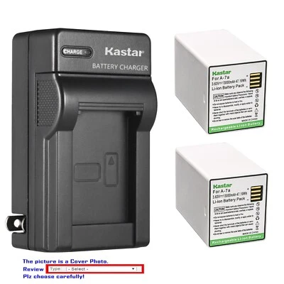 Kastar Battery AC Wall Charger for Arlo GO 2 ITE Security Camera (VML2030)