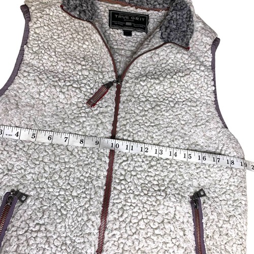 True Grit Vest Men's Small Frosty Tipped Double Up Vest 61M47FTP - Picture 6 of 9