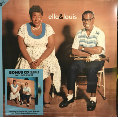 Ella Fitzgerald & Louis Armstrong ‎- Ella And Louis LP Vinyl Album