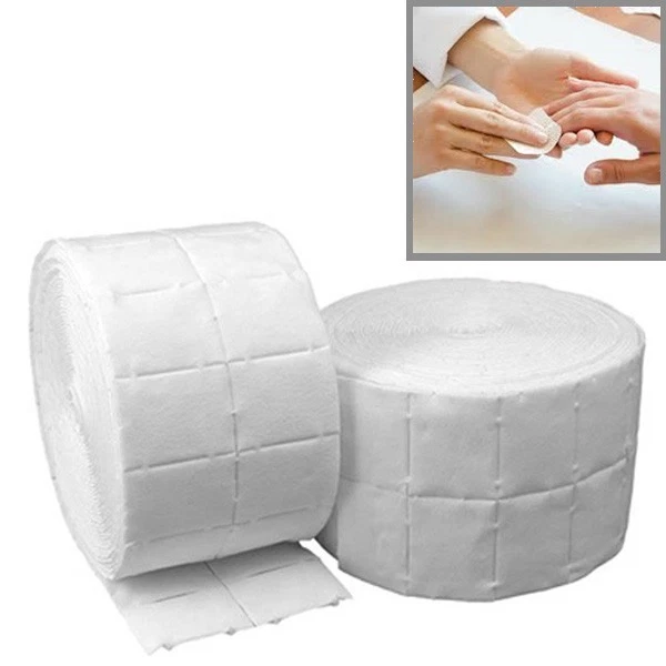 Pro Impressions Lint Free Nail Wipes - 500 Roll (Acetone Gel Nail Polish)