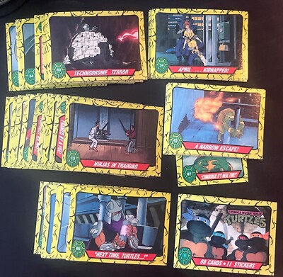 1989 TOPPS Teenage Mutant Ninja Turtles -YOU PICK/ YOU CHOOSE - Buy 1 Get 1 FREE