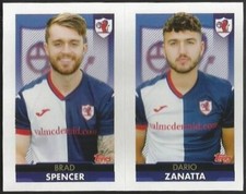 TOPPS 2021-22 CINCH SPL- #359-A-B-RAITH ROVERS-BRAD SPENCER / DARIO ZANATTA