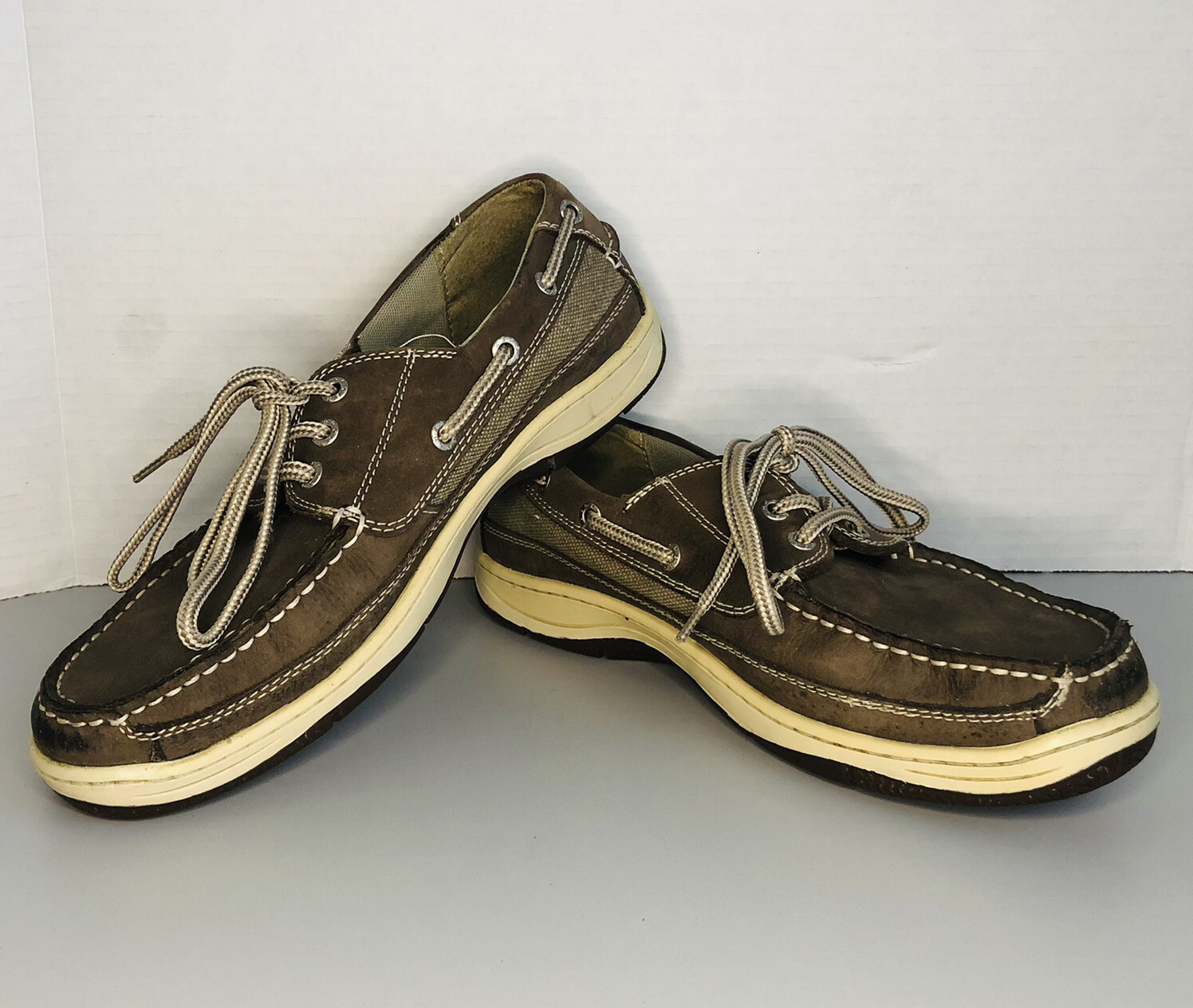 docker’s mens boat shoes light brown And Tan Lace up … Gem