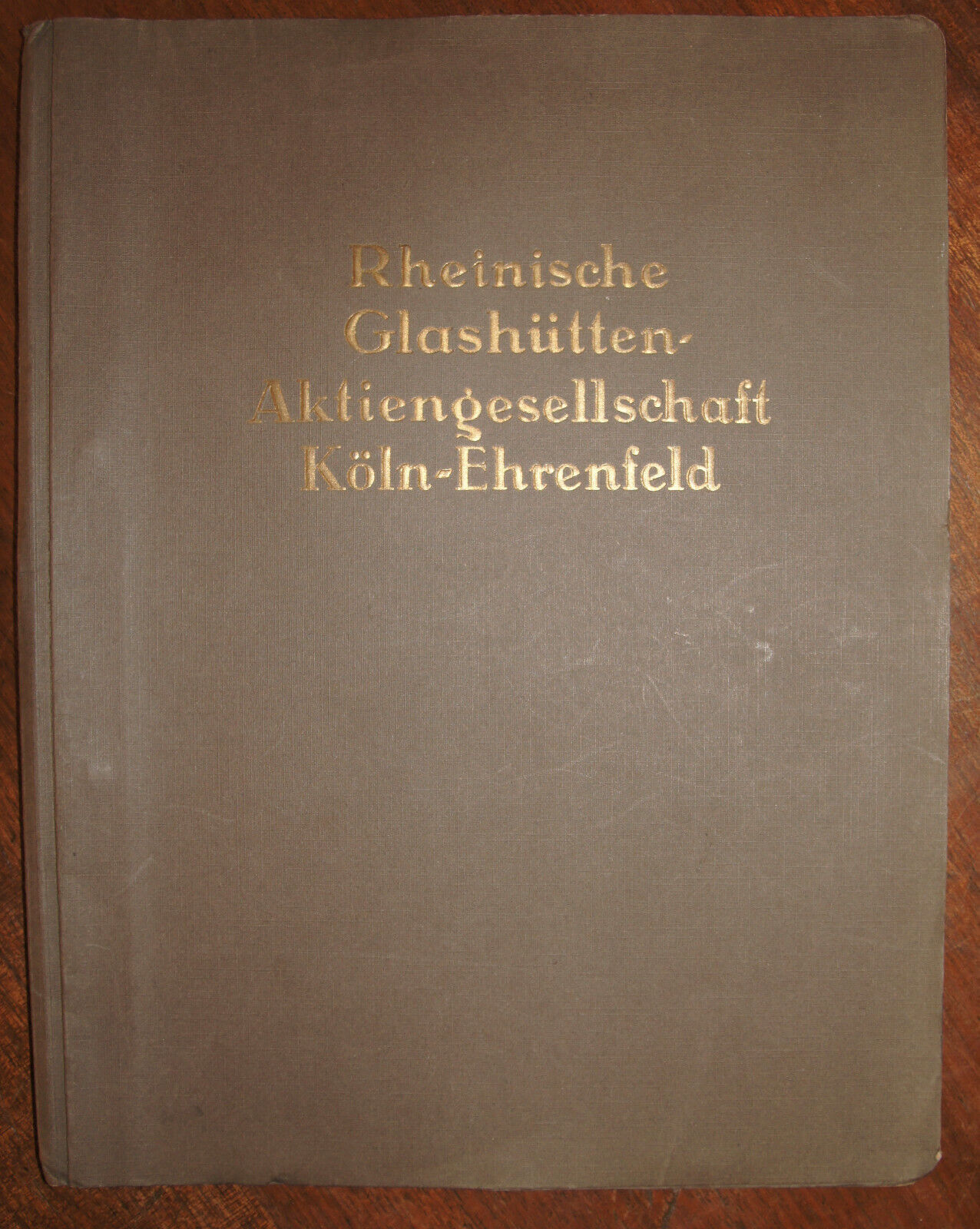 RHEINISCHE GLASHUTTEN AKTIENGESELLSCHAFT KOLN-EHRENFELD, 21 PAGES 1930