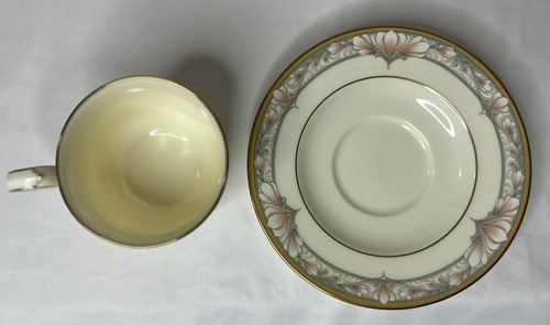 Noritake Barrymore Bone China 9737 Footed Cup and Saucer Set(s) Mint Condition - Picture 17 of 17