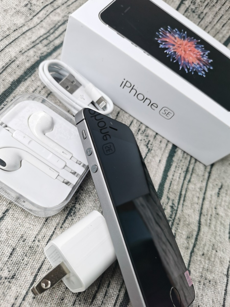 99% NW Apple iPhone SE - 128GB - Gray (Unlocked) (CDMA + GSM