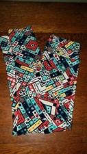 LuLaroe Girls Small Aztec Geometric Super Soft Leggings NEW