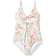 Billabong 273196 Girls' Lil Love Palms One Piece Swimsuit, Multi, 7