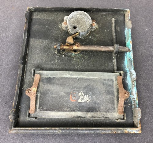 Antique U.S. Post Office Mail Box Door #128 Flying Eagle Combo Dial Needs repair - Picture 3 of 5