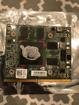 Dell Precision M4600 M6600 Nvidia Quadro 1000M 2GB GPU Video Graphic Card KDWV4
