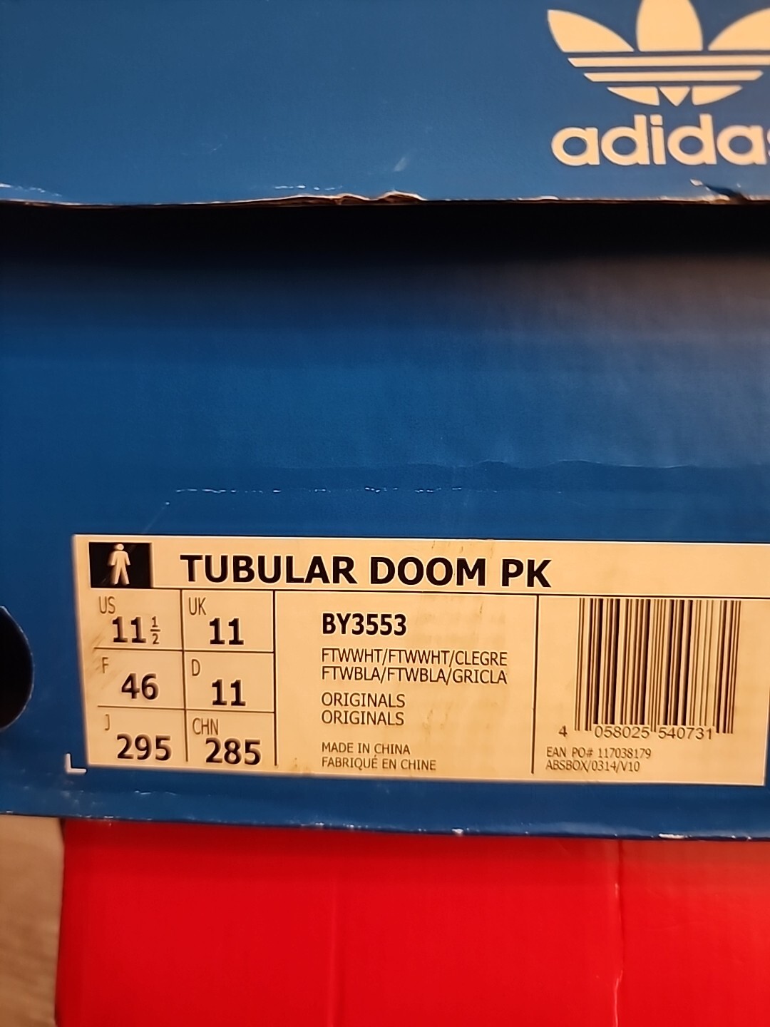 ADIDAS TUBULAR DOOM PK ALL SEASON SHOES FOR MEN SIZE 11.5 BY3553 eBay