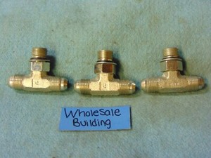 PARKER STRAIGHT THREAD BRANCH TEE 3/8" JIC 3/8" ORB (LOT OF 3)