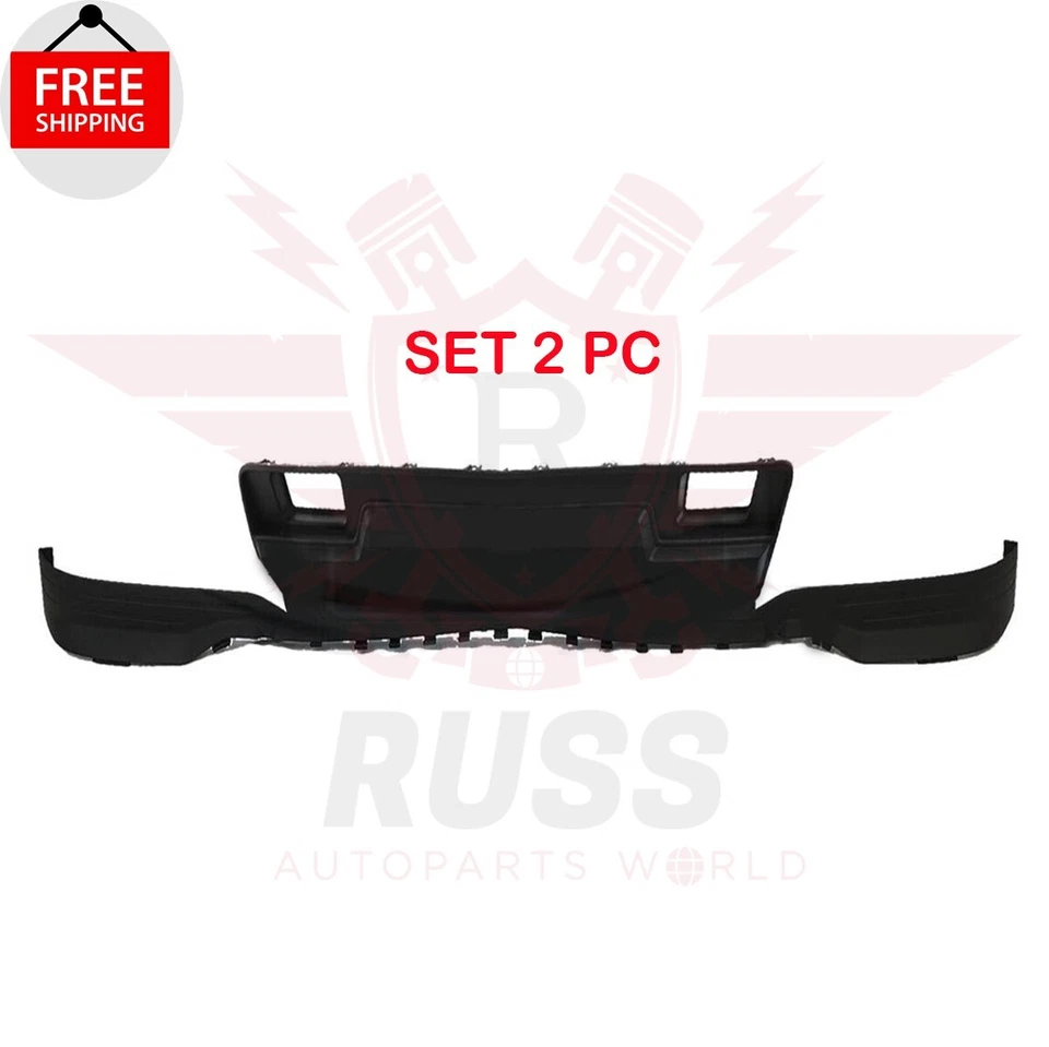New Front Bumper Filler + Valance Panel 2PC Fits 2014-2015 Chevy Silverado 1500 - Изображение 2 из 4