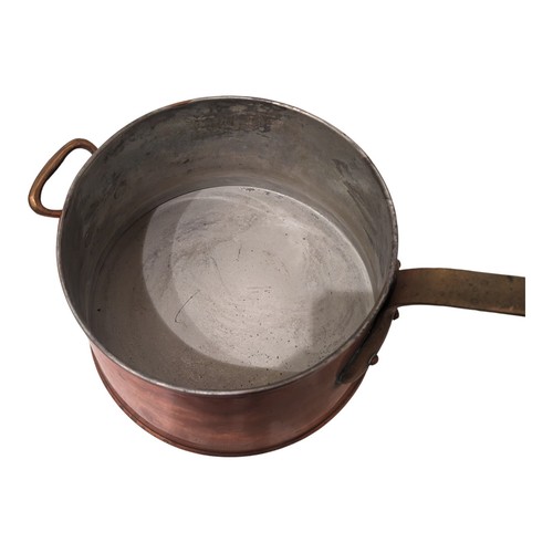 Vintage French Copper Brass Bazar Francais NY 666 Double Boiler Hall USA - Picture 11 of 13