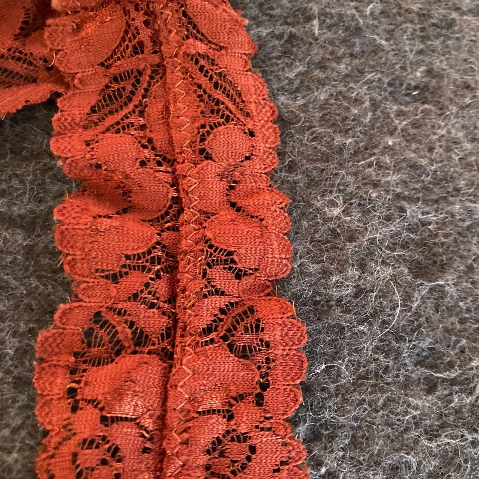 2 Anemone женщин бюстгальтер сексуальный бюстгальтер цветочный кружева белье спортивная спина ржавчины черный S/M - Изображение 4 из 4