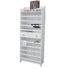  CANTINETTA PORTA BOTTIGLIE 1 CASSETTO  BIANCO OPACO