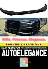 🔥 Audi A6 C7 S6 / S-LINE Front Lip Ebene Black IN Vacuum Kunststoff / 2011 –