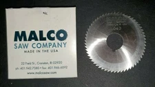 Malco HSS Jewelers Slotting Saw Blade 2 1/4" x .040 x 5/8 w/60T SS214040586 NIP