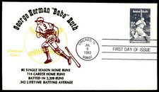 1983 Babe Ruth FDC George Herman 