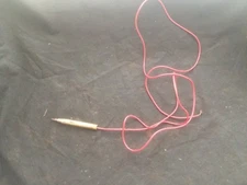 Vintage brass electrical test probe