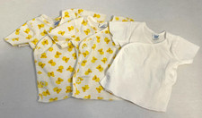 Vintage Carter's  Curity Infant Undershirts Double Breasted Cotton Snap Close