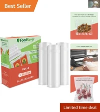 Versatile Sous Vide and Food Storage Vacuum Sealer Bags, 8x20 - BPA-Free