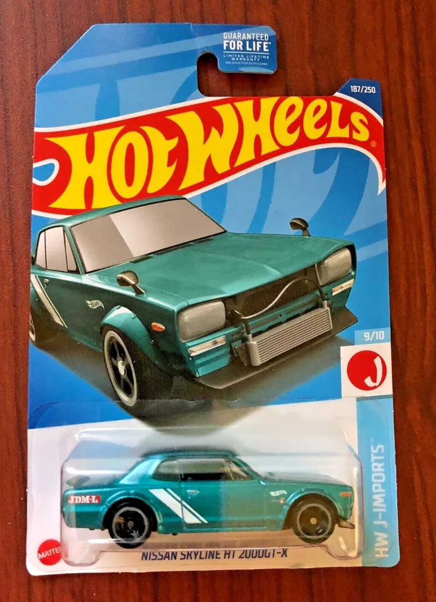 2022 Hot Wheels NISSAN SKYLINE HT 2000GT-X #187/250 HW J-Imports 9/10