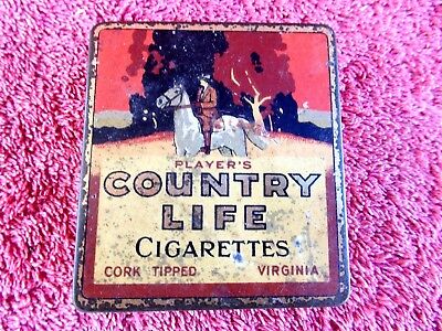 2 x Country Life Cigarette Tins - Excellent