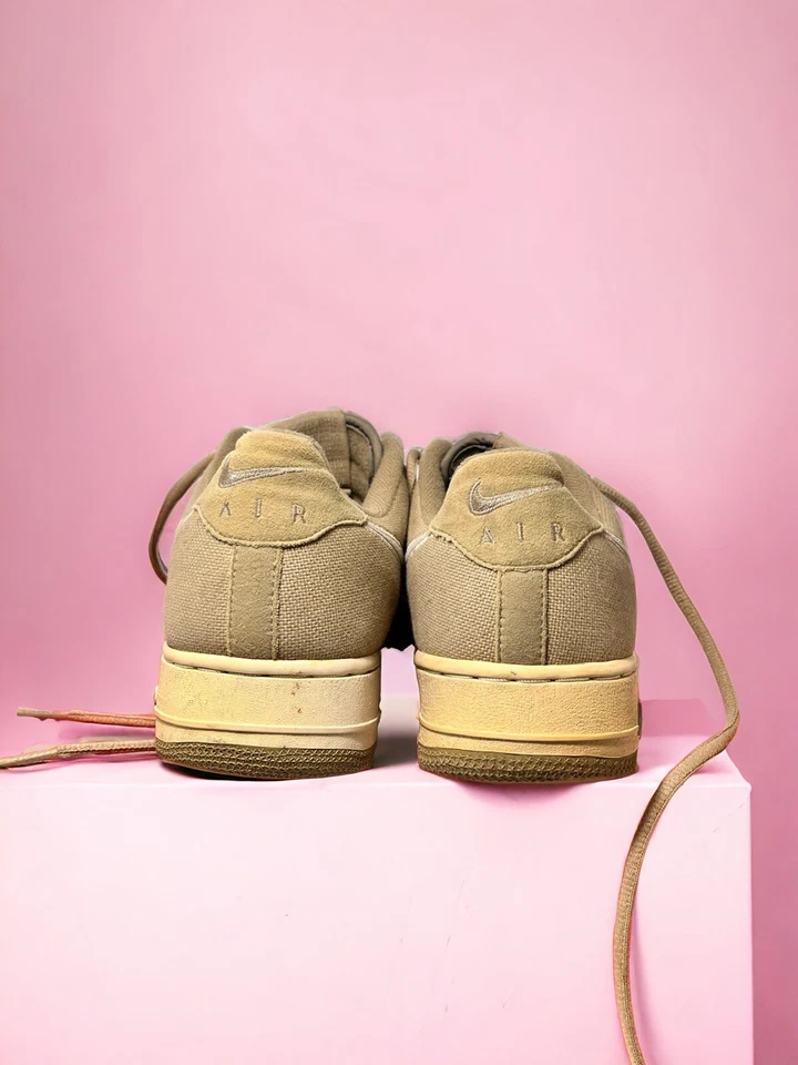 NIKE AIR FORCE 1 RARE Deadstock 2001 TROOPER/REED-LIGHT BONE Women’s 8.5 US - Image 2 of 4