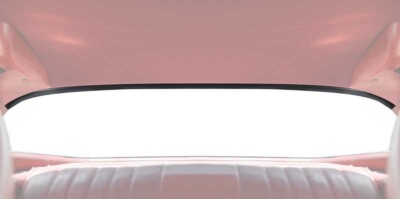 OER 6 Piece Deluxe Interior Headliner Molding Kit 1968 Firebird and Camaro